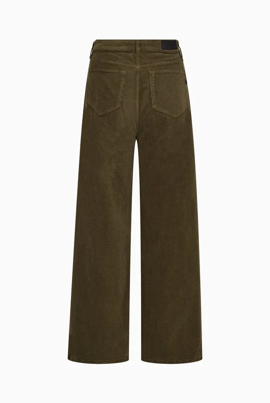 Gilly Jeans Baby Cord - Dark Olive - Jeans - Helt Dilla AS