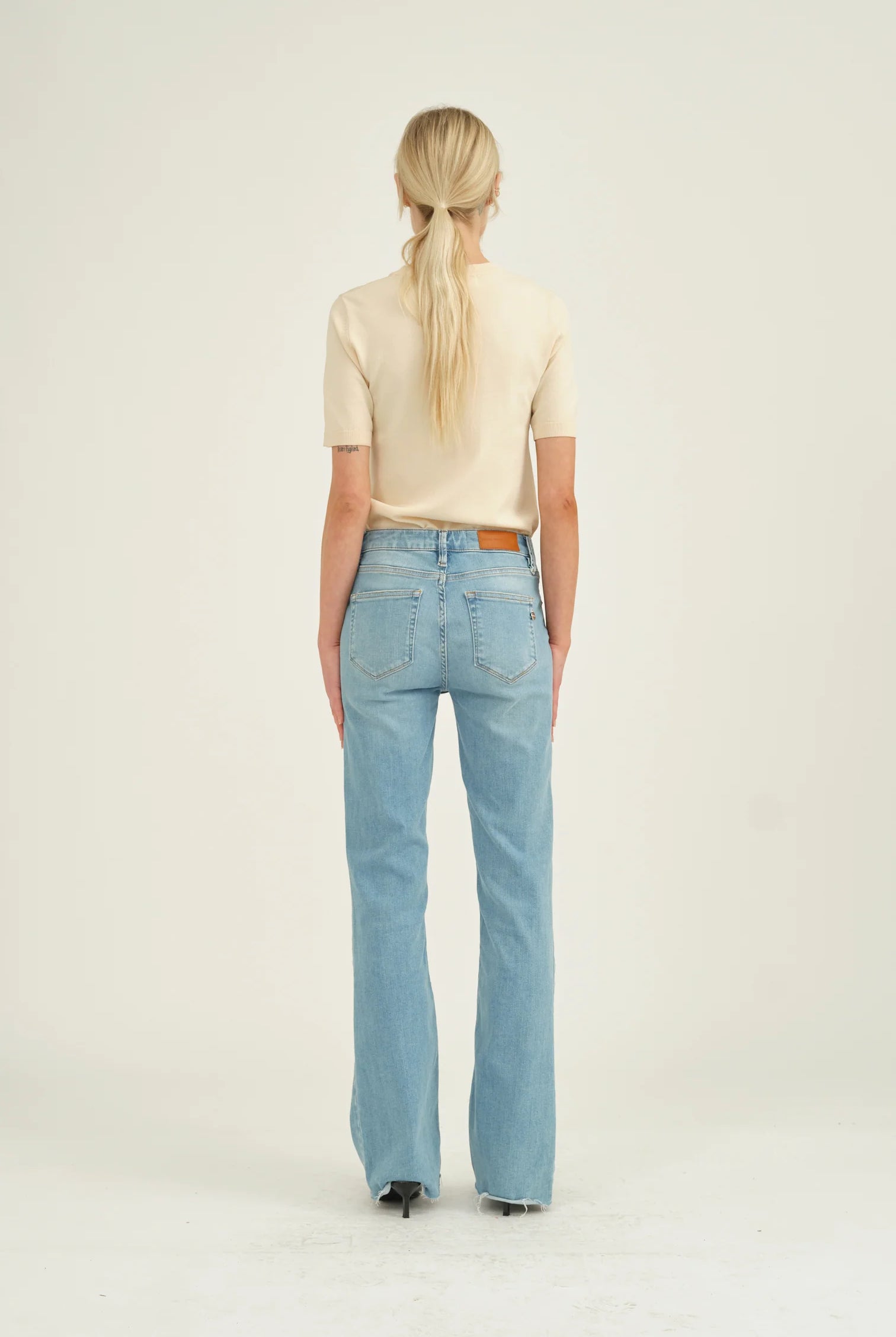 Marija jeans - wash Bond Street Raw Hem - Jeans - Helt Dilla AS