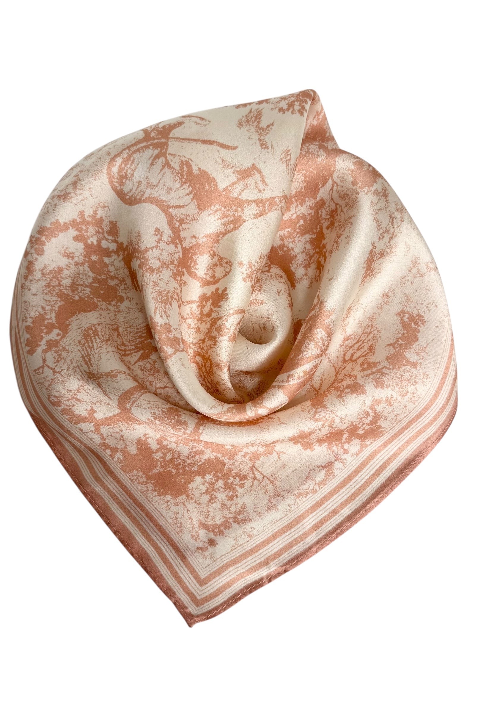 Silkeskjerf - Rosa/Hvit - Tilbehør - Helt Dilla AS