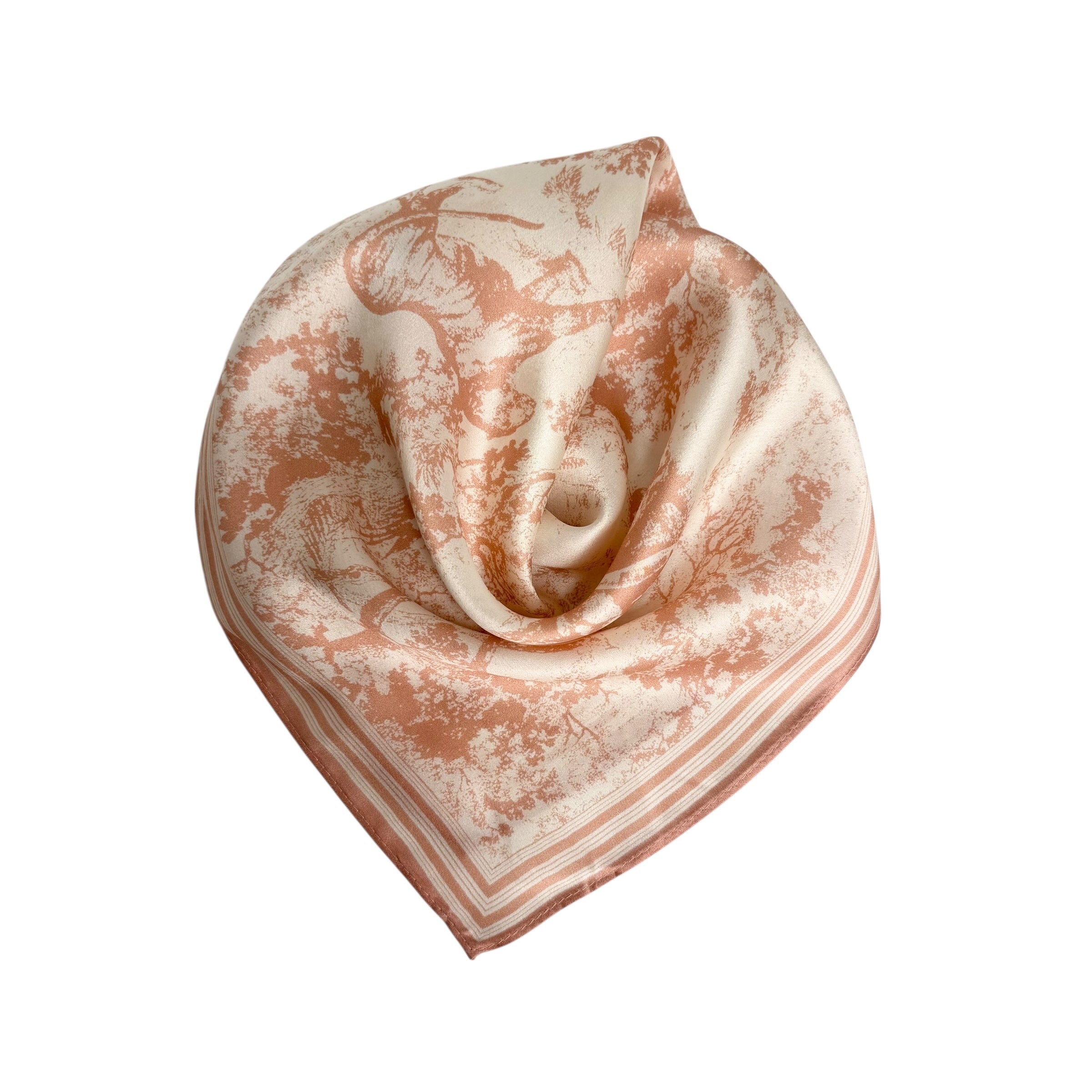 Silkeskjerf - Rosa/Hvit - Tilbehør - Helt Dilla AS