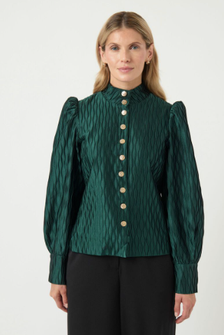 Ripple Skjorte - Grønn - Bluser - Helt Dilla AS