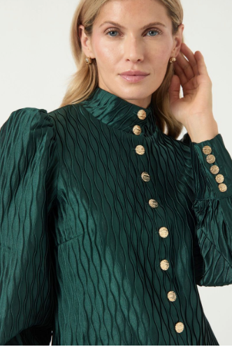 Ripple Skjorte - Grønn - Bluser - Helt Dilla AS