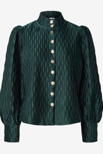 Ripple Skjorte - Grønn - Bluser - Helt Dilla AS