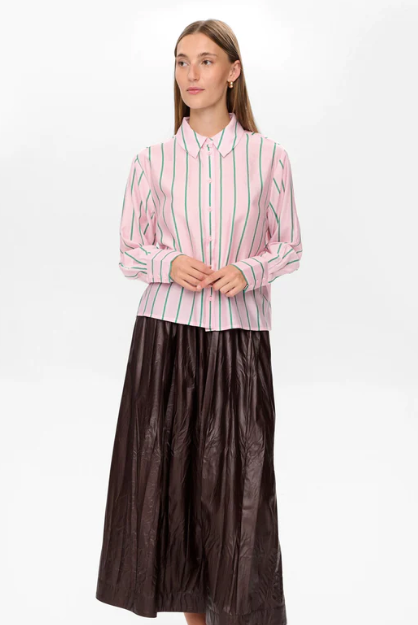 Joni Shirt - Roseate Spoonbill - Skjorter - Helt Dilla AS