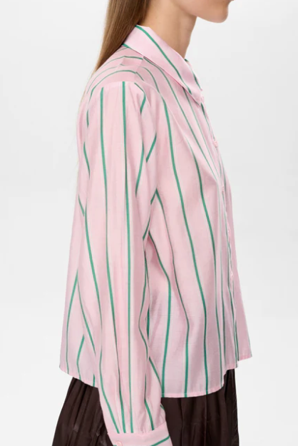 Joni Shirt - Roseate Spoonbill - Skjorter - Helt Dilla AS