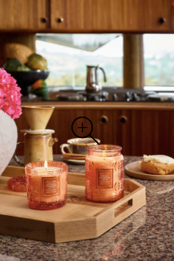 Spiced Pumpkin Large Jar - Embossed Glass Jar - Tilbehør - Helt Dilla AS