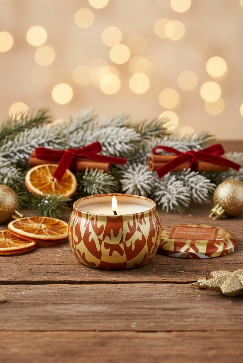 Gingerbread Chalet - Mini Tin Candle - Tilbehør - Helt Dilla AS