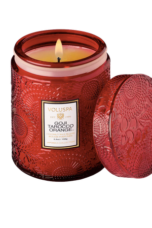 Goji tarocco orange- Mini Glass Jar Candle 50 t - Tilbehør - Helt Dilla AS