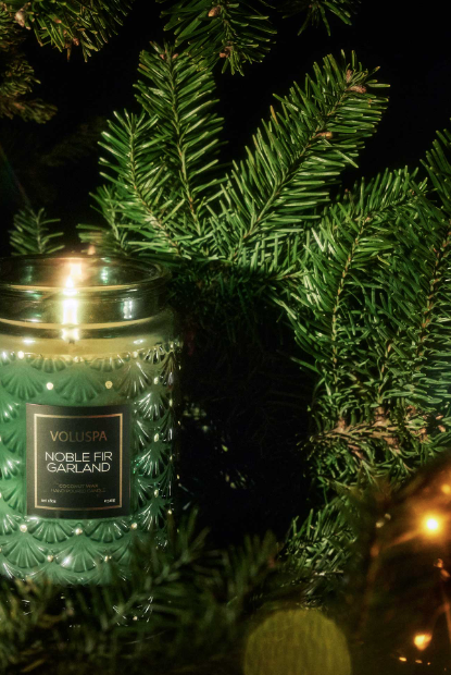 Noble Fir Garland 18oz Large Jar Candle - Tilbehør - Helt Dilla AS