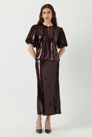 Royalina 2/4 Sequin Top - Show - Bluser - Helt Dilla AS