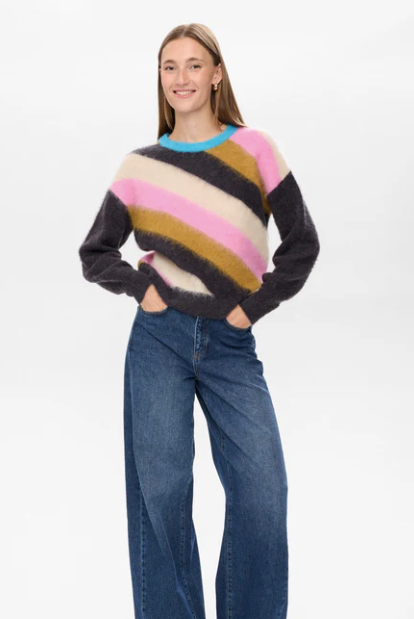 Nusuri Multi Stripe Pullover - Genser - Helt Dilla AS