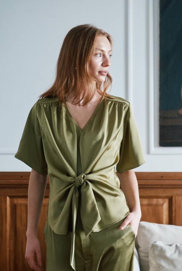 Casadia Heavy Sateen Blouse - Bluser - Helt Dilla AS