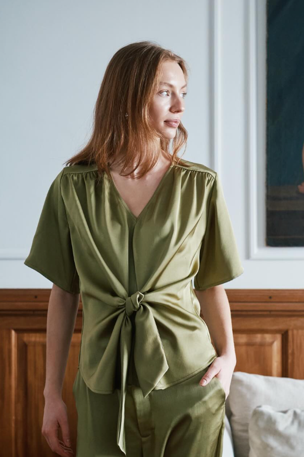 Casadia Heavy Sateen Blouse - Bluser - Helt Dilla AS