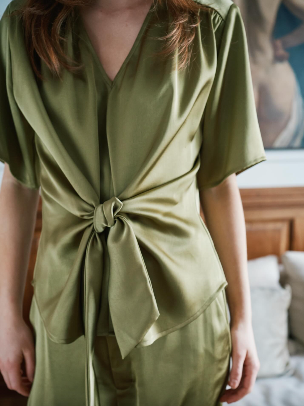 Casadia Heavy Sateen Blouse - Bluser - Helt Dilla AS