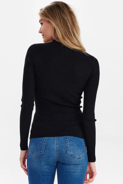 Nubia LS pullover - Caviar - Singlet, Topper & T-skjorter - Helt Dilla AS