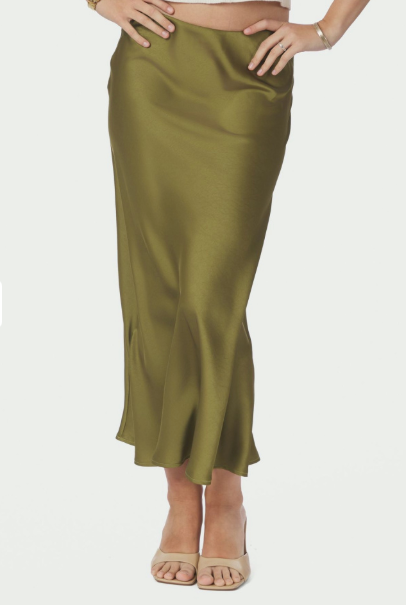 Bovary Skirt - Sage Green - Skjørt - Helt Dilla AS
