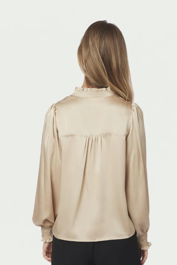 Zamola Blouse - Dark Sand - Bluser - Helt Dilla AS