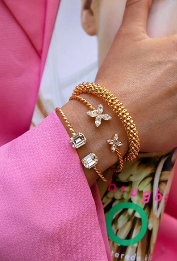 Lydia Bracelet / crystal - Tilbehør - Helt Dilla AS