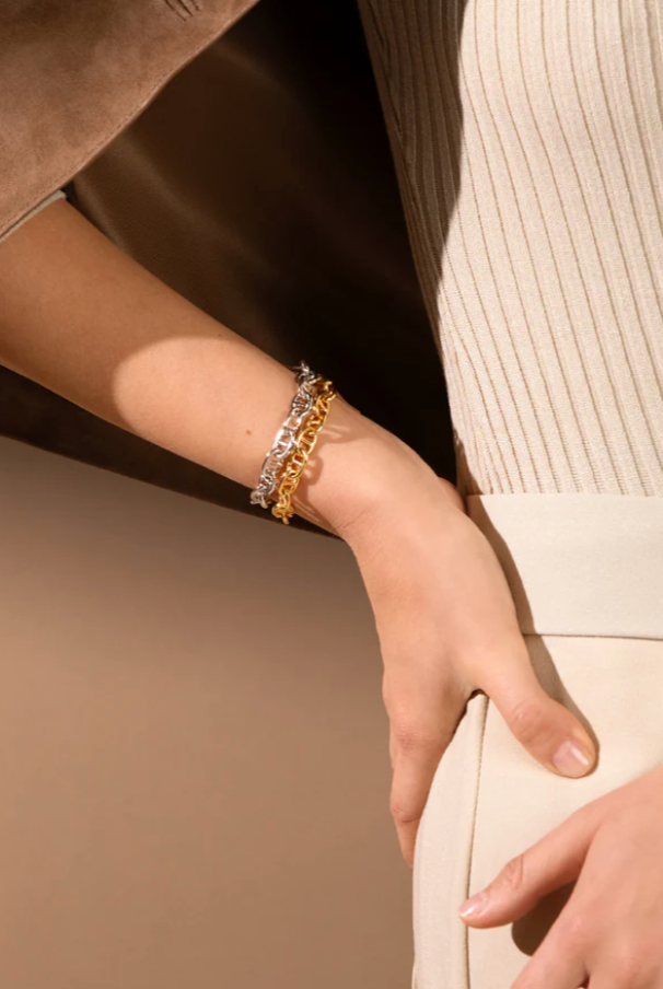 Betty Chain Bracelet - silver - Tilbehør - Helt Dilla AS