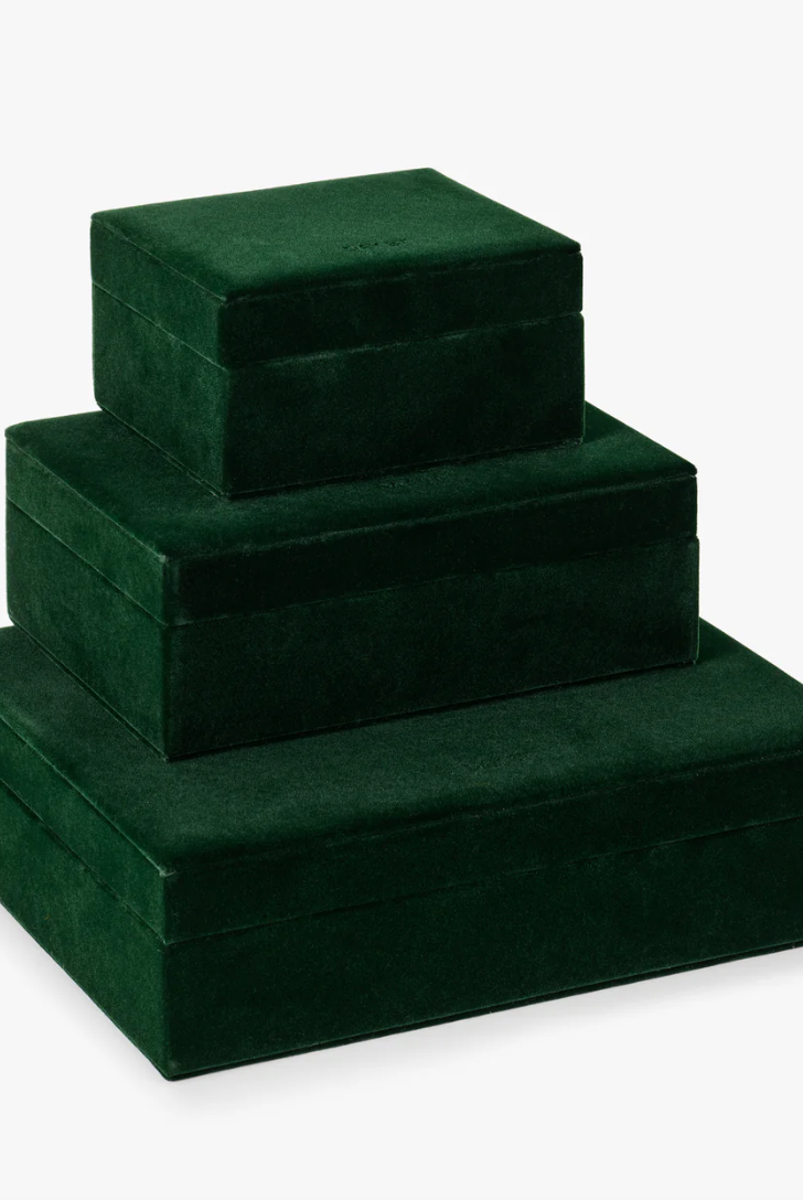 Medium Velour Smykkeskrin - Tilbehør - Helt Dilla AS