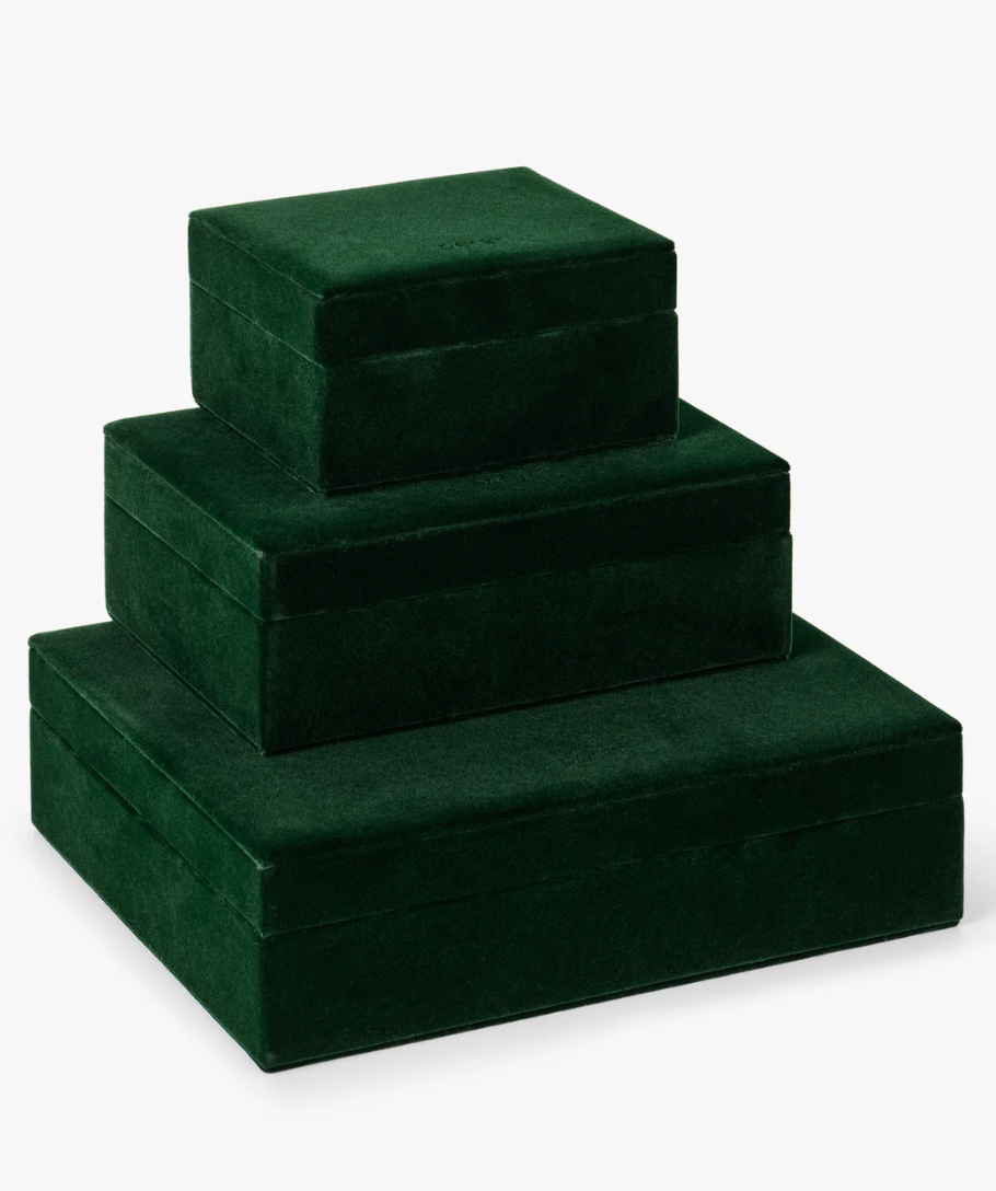 Medium Velour Smykkeskrin - Tilbehør - Helt Dilla AS