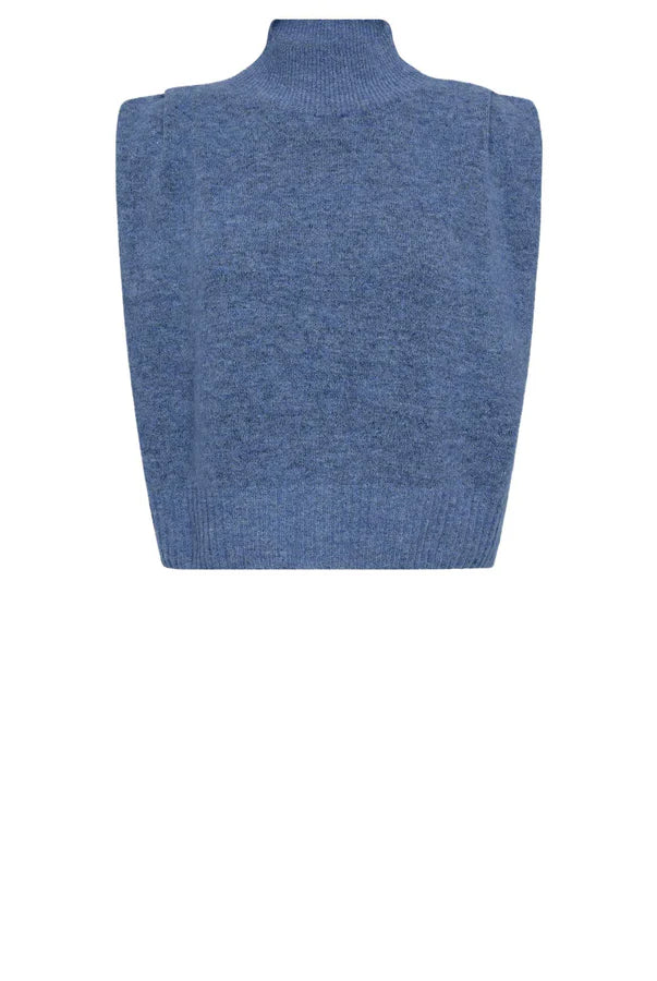 Wiwica Top - Blue Melange - Vest - Helt Dilla AS