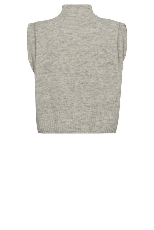 Wiwica Top - Light Grey Melange - Vest - Helt Dilla AS
