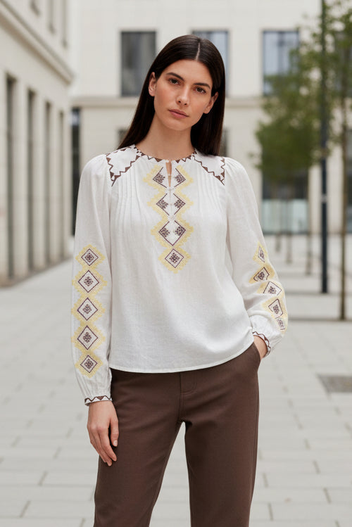 ZillaGO Blouse - Off-White - Bluser - Helt Dilla AS