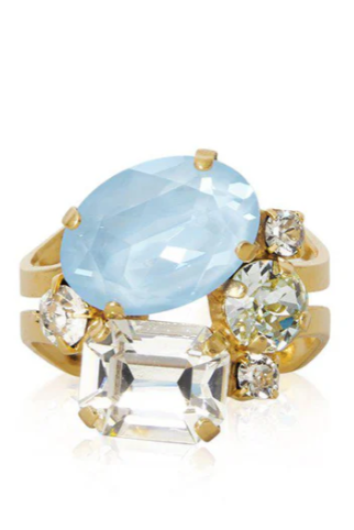 Mini Carolina Ring Gold - Sky Combo - Tilbehør - Helt Dilla AS