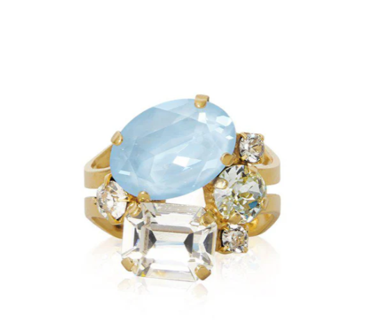 Mini Carolina Ring Gold - Sky Combo - Tilbehør - Helt Dilla AS
