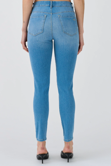 Alexa cropped jeans - Bright Cayenne 30" - Jeans - Helt Dilla AS