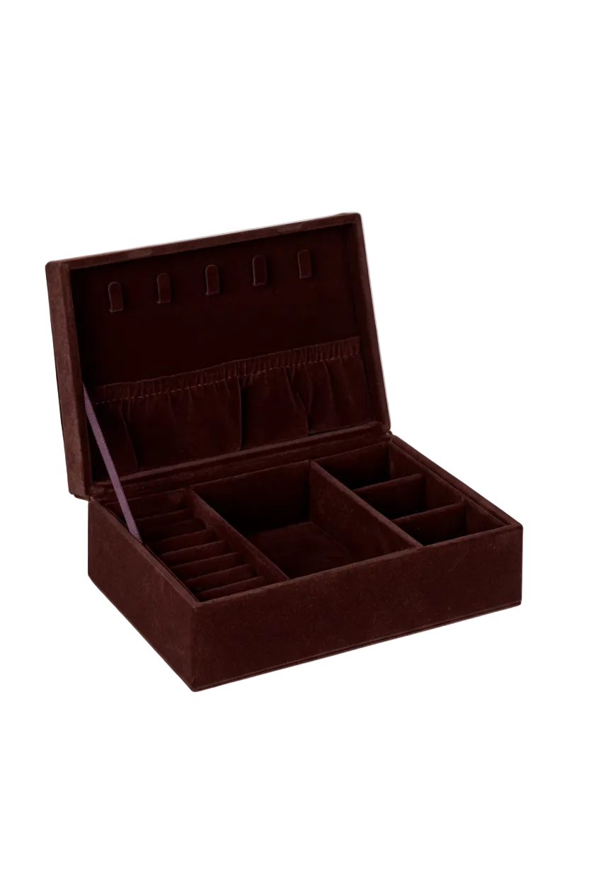 Medium Velour Smykkeskrin - winecasting - Tilbehør - Helt Dilla AS
