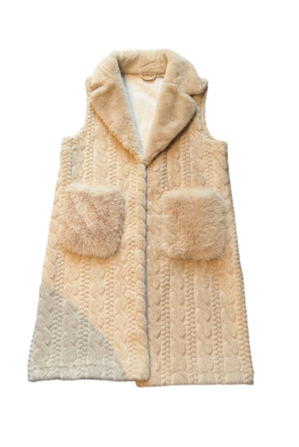 Aspen Vest - beige - Vest - Helt Dilla AS