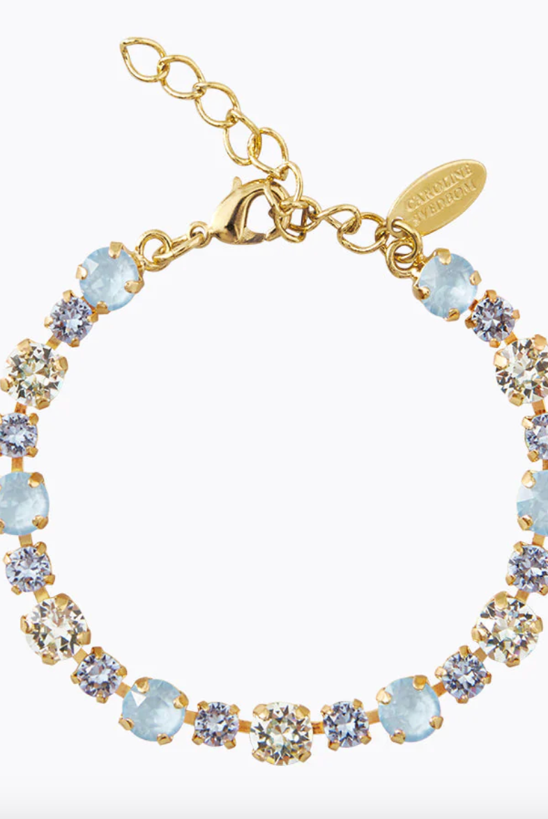 Calanthe bracelet gold - sky combo - Tilbehør - Helt Dilla AS