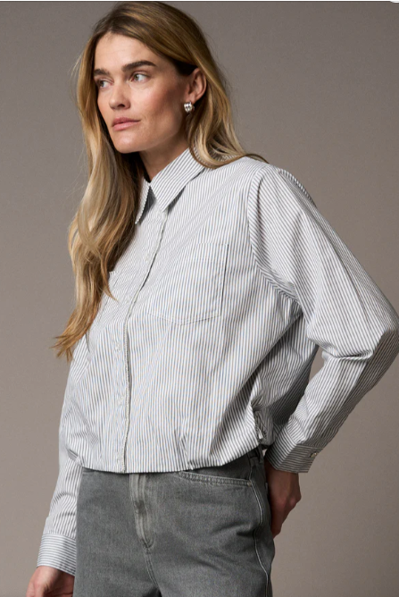 Chana Balloon shirt - striper - Bluser - Helt Dilla AS