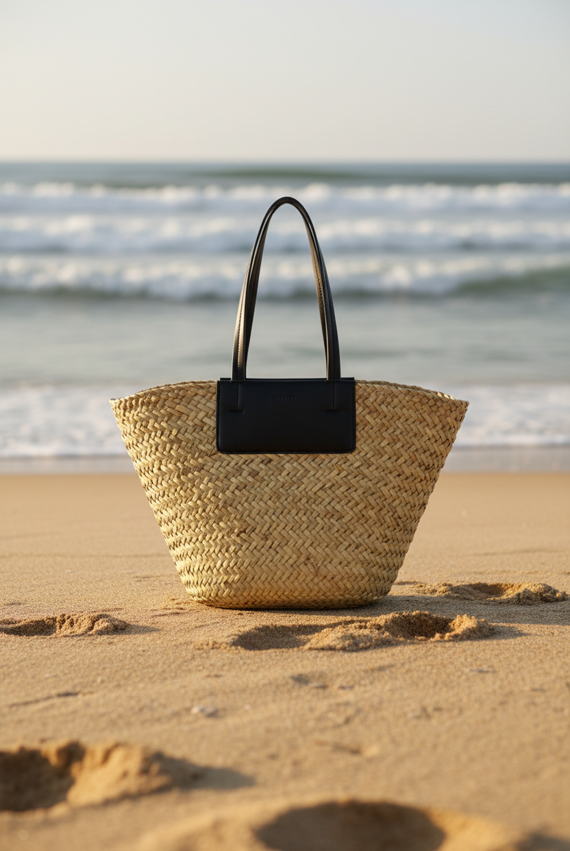 DAY Refined Straw Basket - Moonlight Beige - Tilbehør - Helt Dilla AS