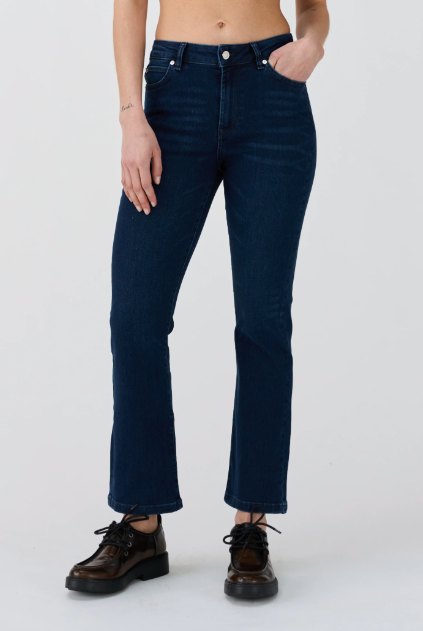 Johanna kick flare - Wash Cool Midnight Blue - Bukser - Helt Dilla AS