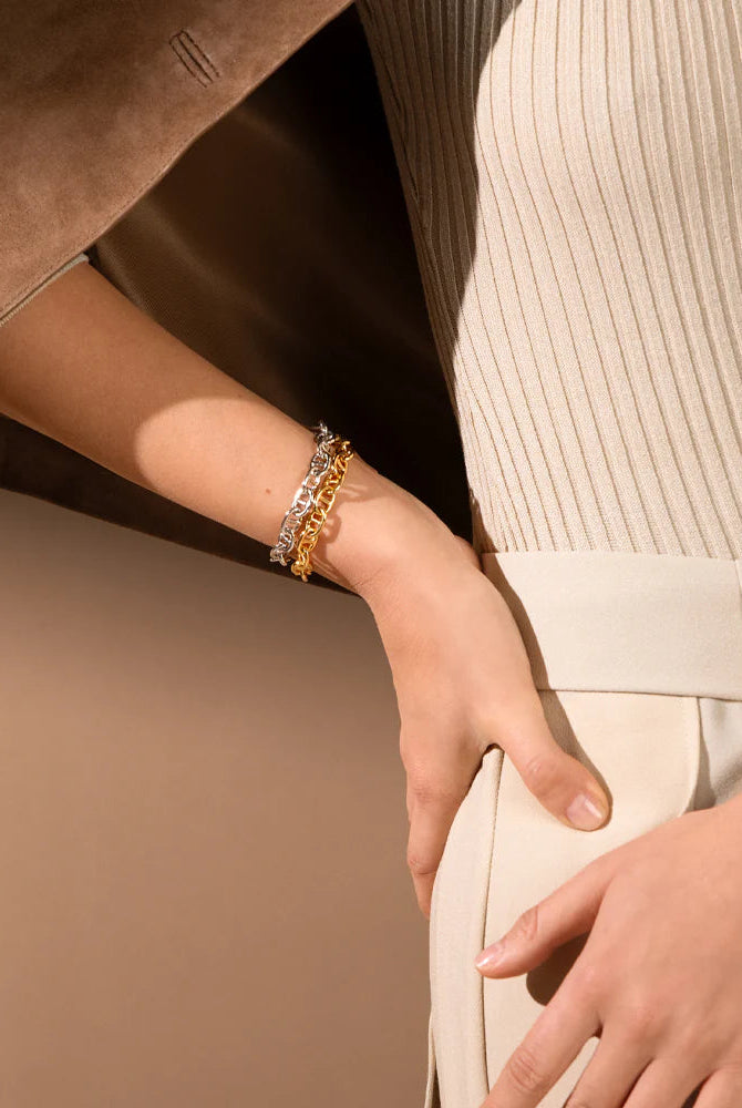 Betty Chain Bracelet - gold - Tilbehør - Helt Dilla AS