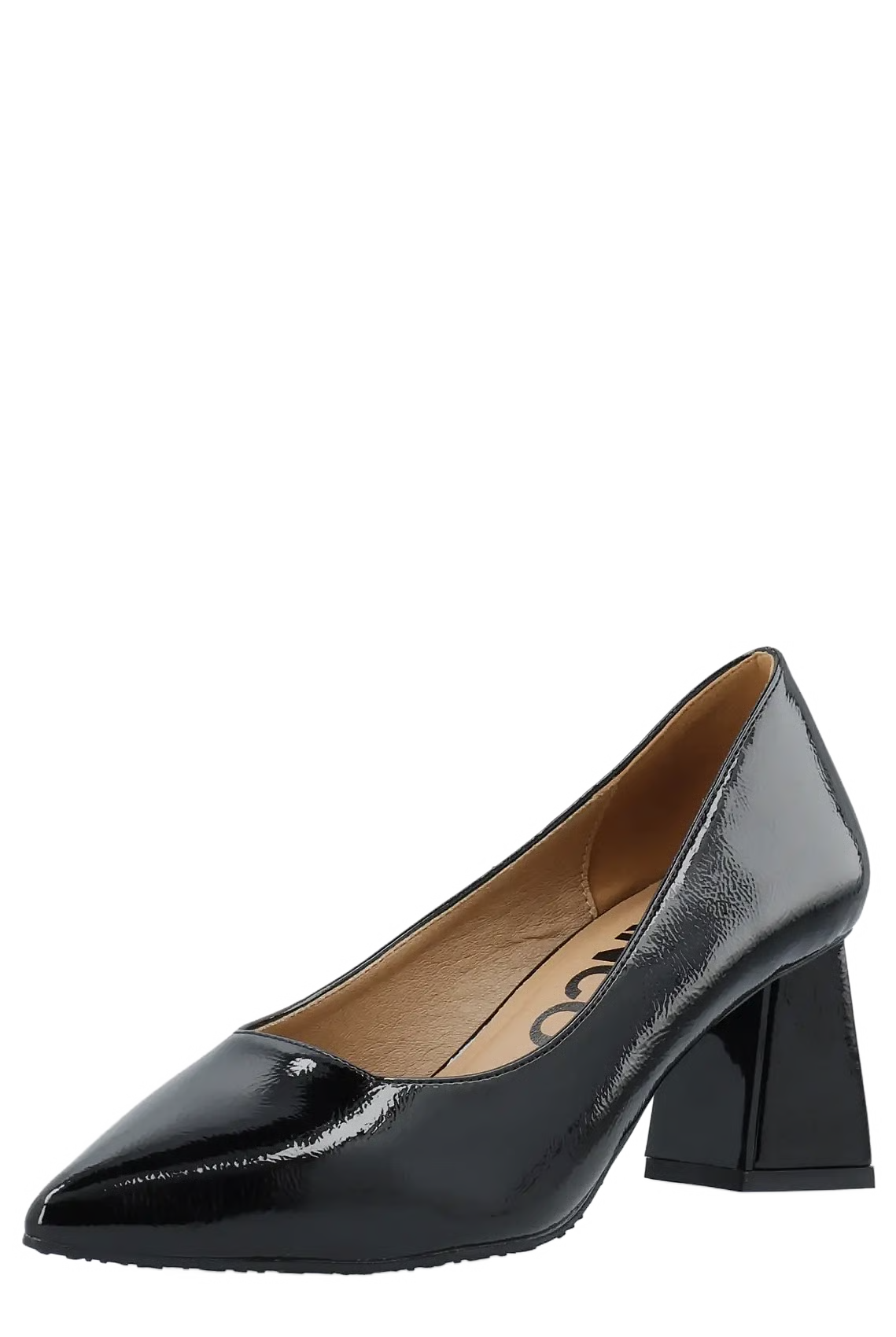 BiaMaralyn Court Shoe Faux Leather - Black Patent - Sko - Helt Dilla AS