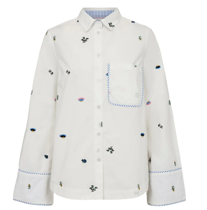 Chiro Boxy Shirt - Cloud Dancer - Skjorter - Helt Dilla AS