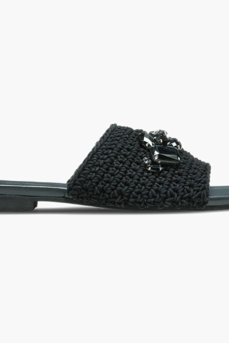 Woven strap stones - black - Sko - Helt Dilla AS