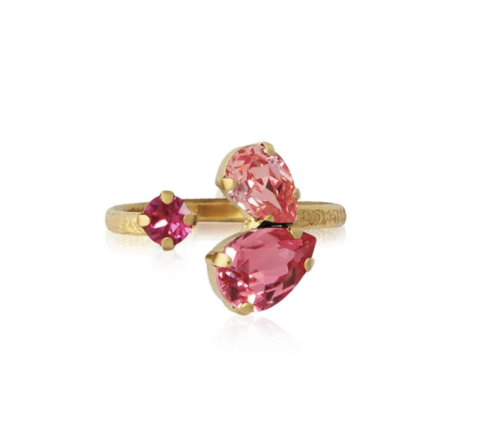 Alisia Ring Gold - Rose Combo - Tilbehør - Helt Dilla AS