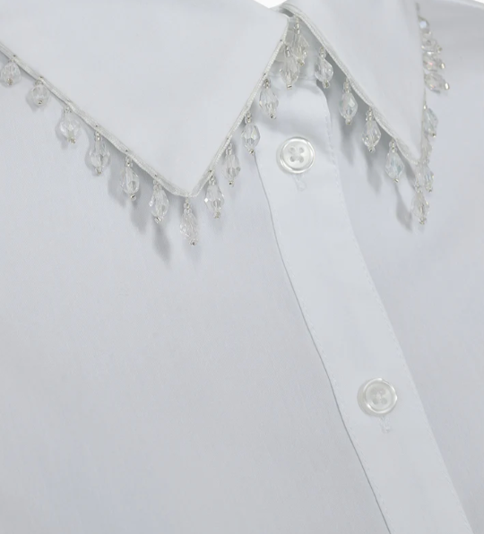 Dahlia shirt - hvit - Bluser - Helt Dilla AS