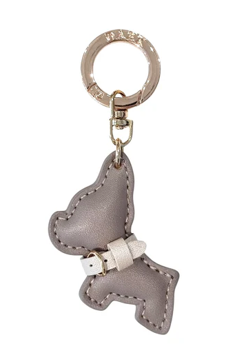 Puppy Bag Charm - Warm Taupe W/ Sparkled Sand - Tilbehør - Helt Dilla AS