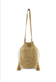 Bag Crochet- strå med sølvtråd - Tilbehør - Helt Dilla AS