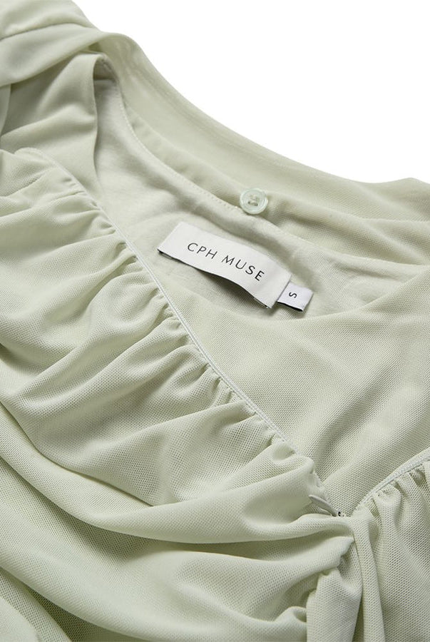 CM Mejse Dress - Green Tint - Kjoler - Helt Dilla AS