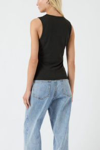 YasPaloma Tank Top - black - Genser - Helt Dilla AS