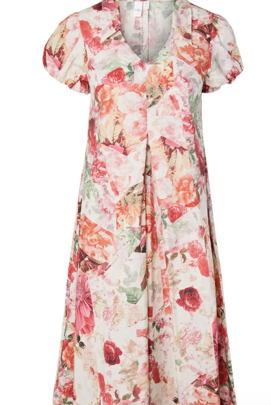 Yasrosalla maxi dress - pristine/rosalla blomster - Kjoler - Helt Dilla AS