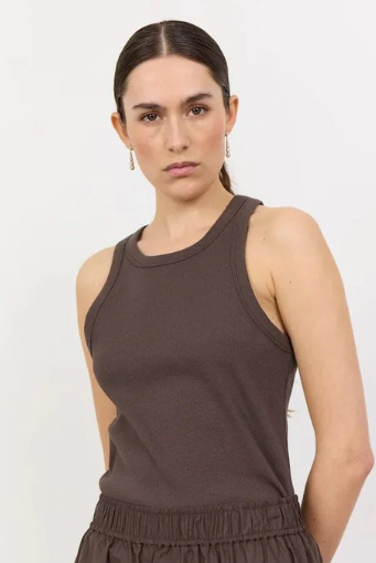 Numbia 1 singlett - Coffee - Singlet, Topper & T-skjorter - Helt Dilla AS