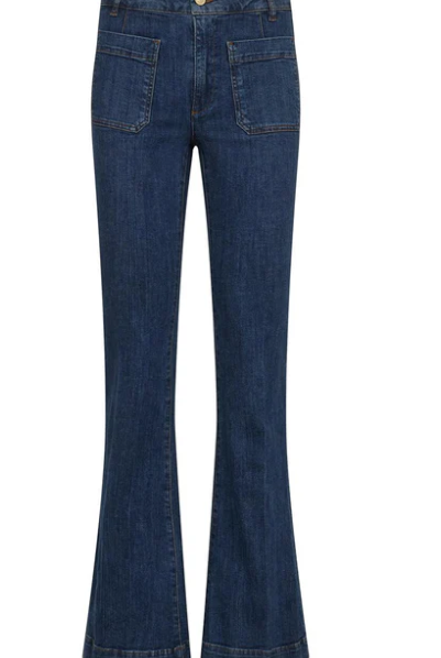 Ann Charlotte Jeans - Wash Middark Nottingham - Jeans - Helt Dilla AS